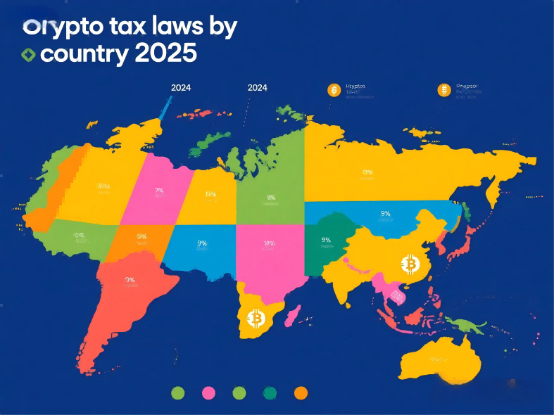 Crypto tax laws by country 2025