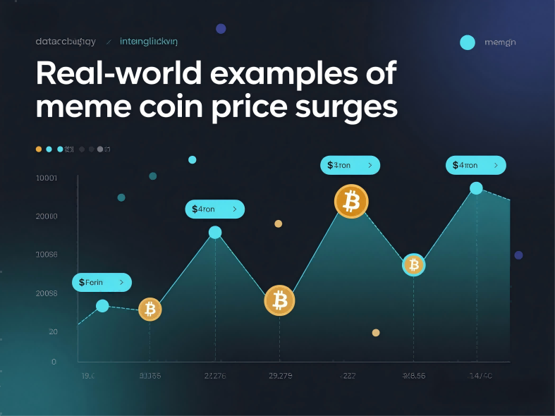 Real-world examples of meme coin price surges